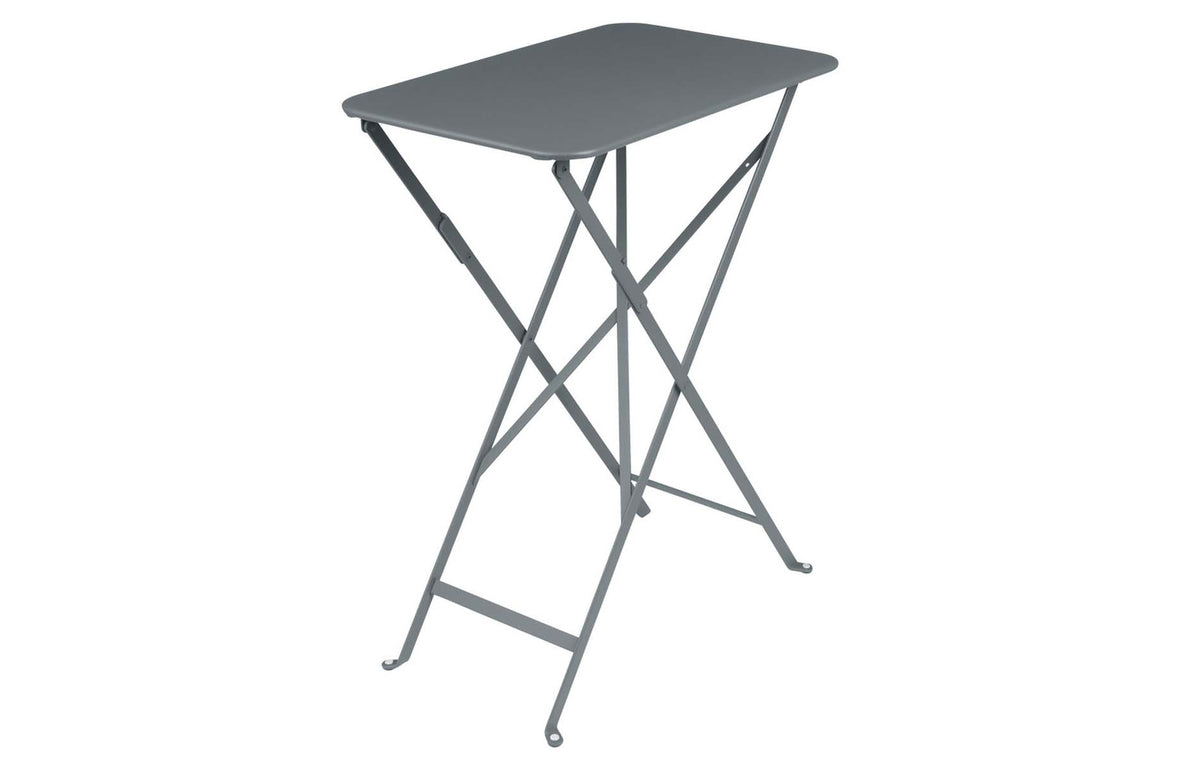 Bistro Rectangular Tables by Fermob - 22" x 15", Storm Grey.