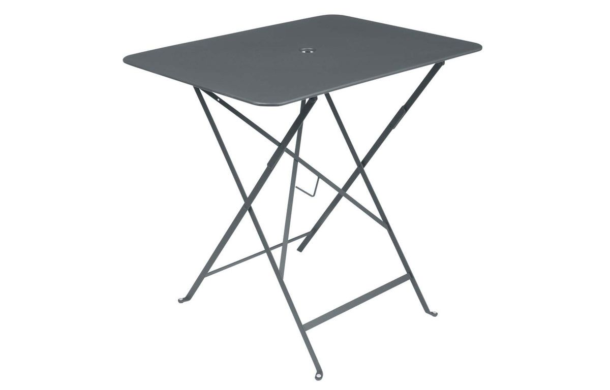 Bistro Rectangular Tables by Fermob - 30" x 22", Storm Grey.