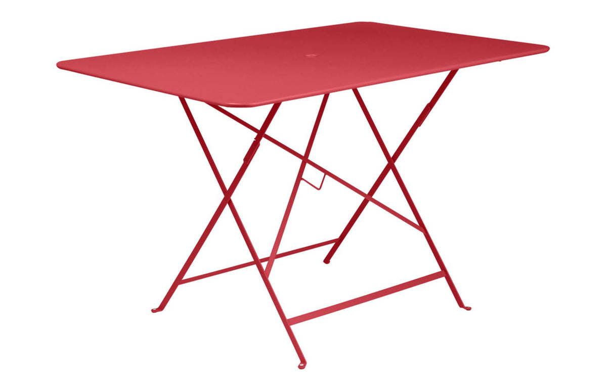 Bistro Rectangular Tables by Fermob - 46" x 30", Poppy Red.