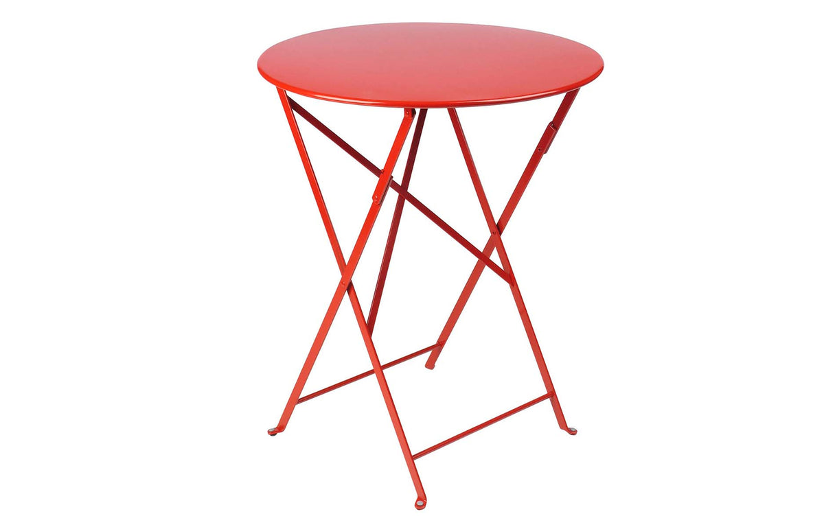 Bistro+ Round Table by Fermob - Poppy Red.