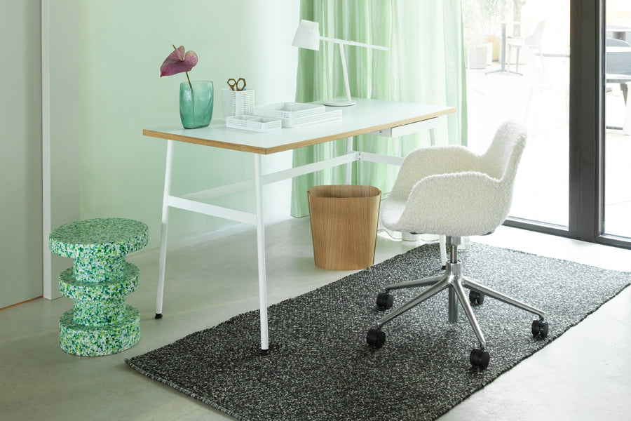 Bit Stool by Normann Copenhagen, showing bit stool in live shot.