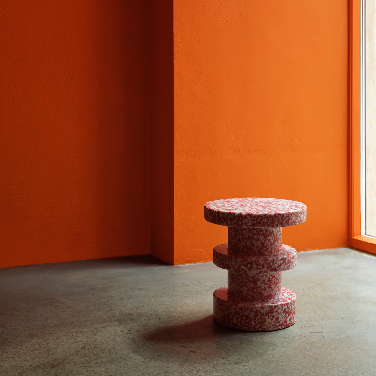 Bit Stool by Normann Copenhagen, showing bit stool in live shot.