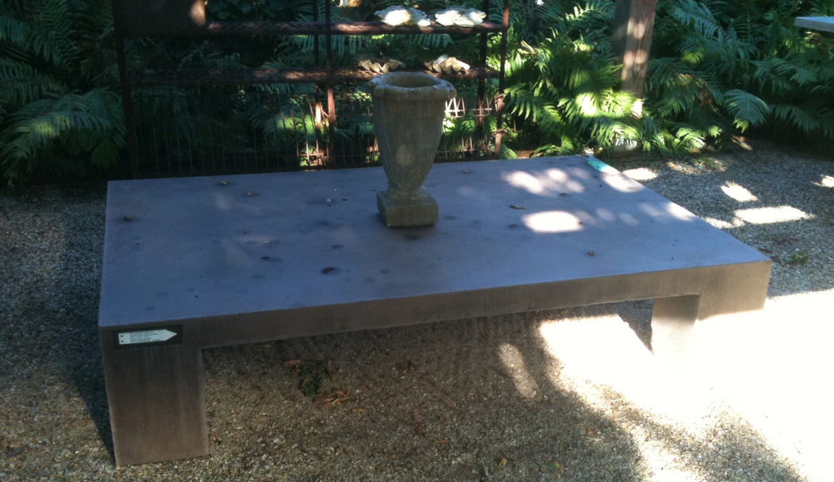 James De Wulf Block Coffee Table by De Wulf, showing block coffee table in live shot.