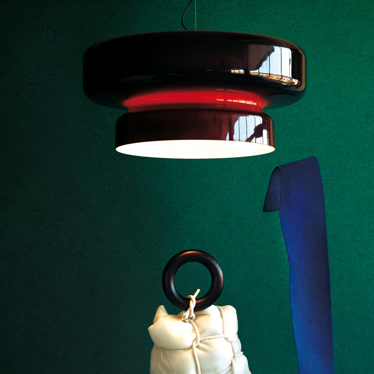 Bohemia 84 Pendant Lamp by Marset, showing bohemia 84 pendant lamp in live shot.