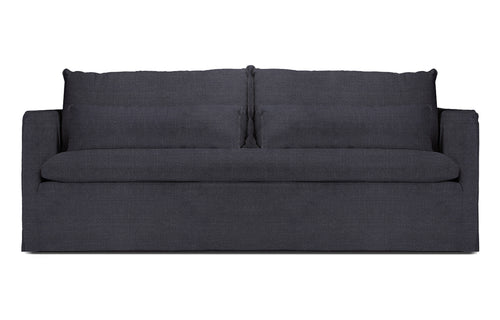 Bondi 2.5 Seat Sofa by Harbour - Black Linen Fabric.
