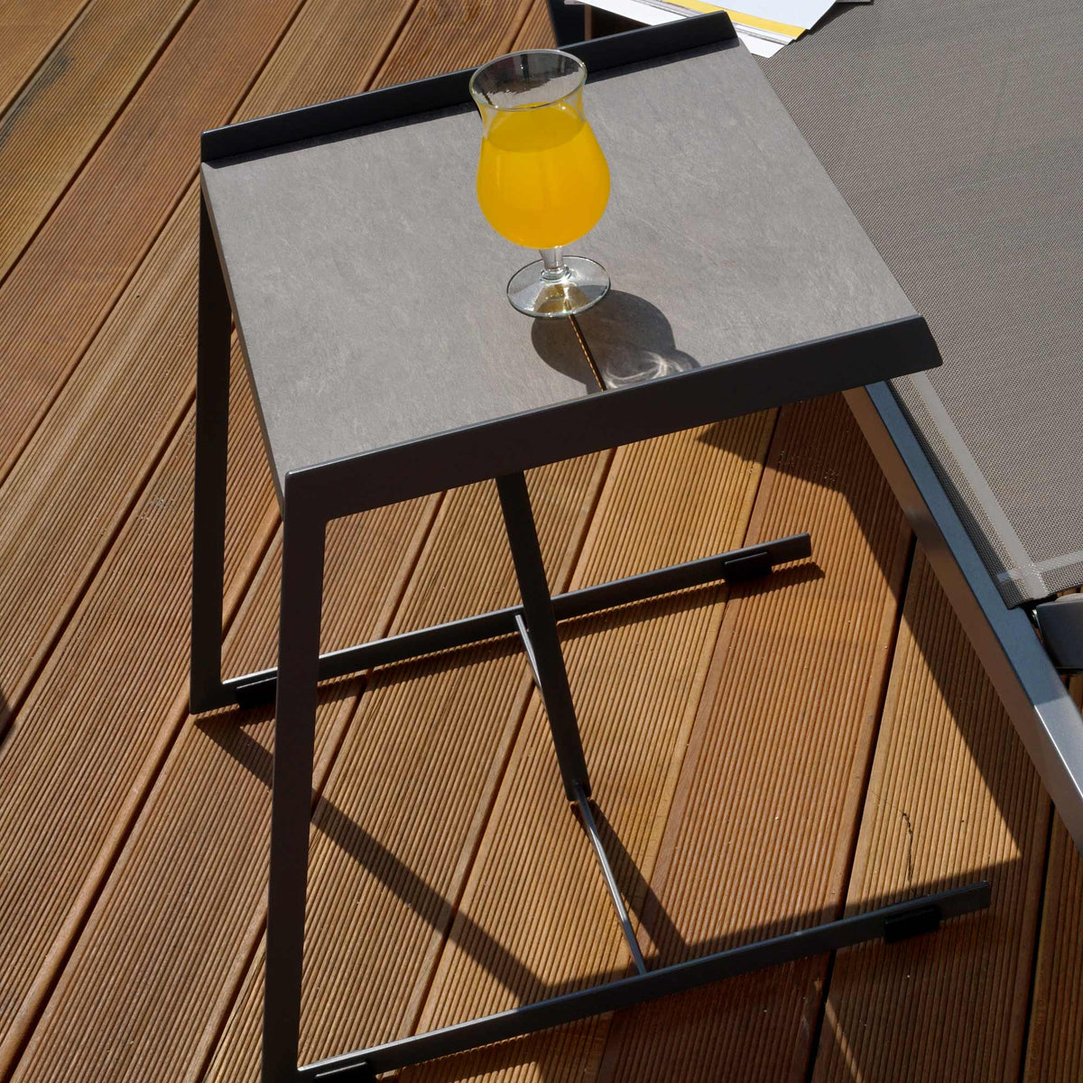 Bondi C Side Table by Mamagreen, showing bondi c side table in live shot.