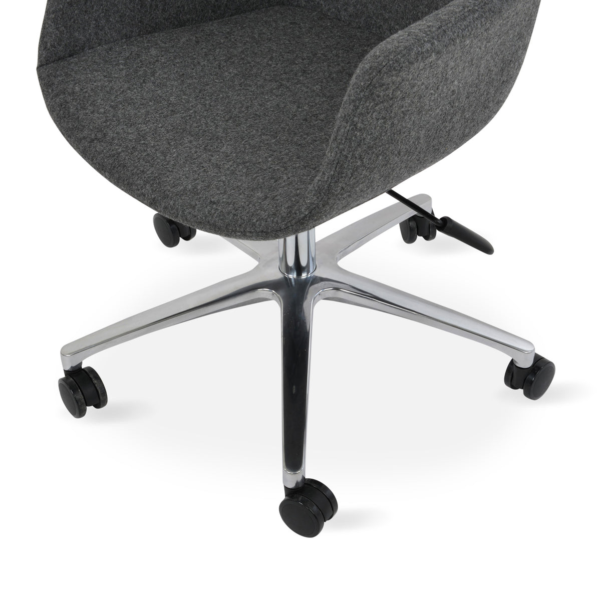 Bottega Office Armchair by SohoConcept, showing closeup view of office armchair.