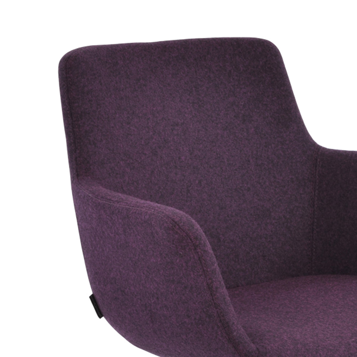 Bottega Office Armchair by SohoConcept, showing closeup view of office armchair.