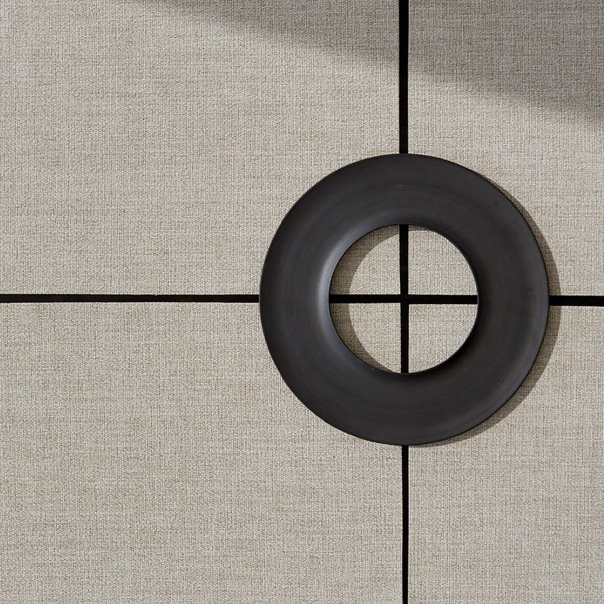 Boucle Tabletop Placemat by Chilewich, showing closeup view of boucle tabletop placemats in live shot.