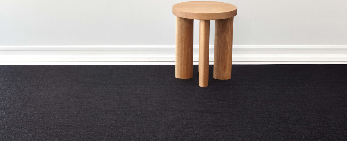 Boucle Woven Floor Mat by Chilewich, showing boucle woven floor mat in live shot.