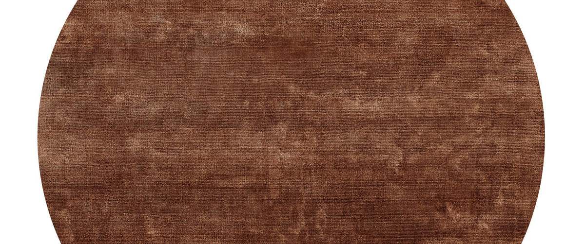 Boyar Vida BA23 Rug by Second Studio, showing closeup view of boyar vida ba23 rug by second studio in brown.