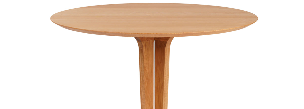 BPS Shaker Wood Table No. 178 by Bernh. Pedersen & Son, showing closeup view of bps shaker wood table no. 178 in solid walnut/none.