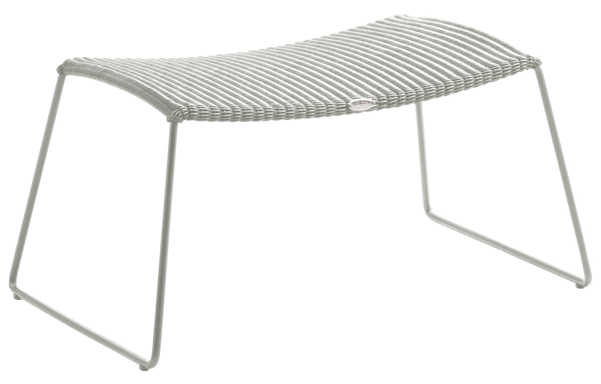 Breeze Footstool by Cane-Line - White Fiber Weave.