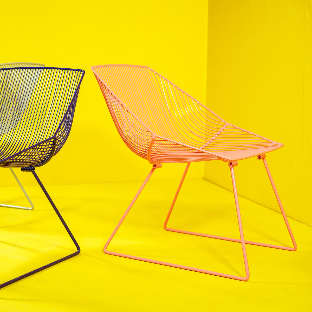 Bunny Lounge Chair by Bend, showing bunny lounge chairs in live shot.