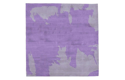 Caccia CS100 Rug by Second Studio - Lavender and Deep Lavender.