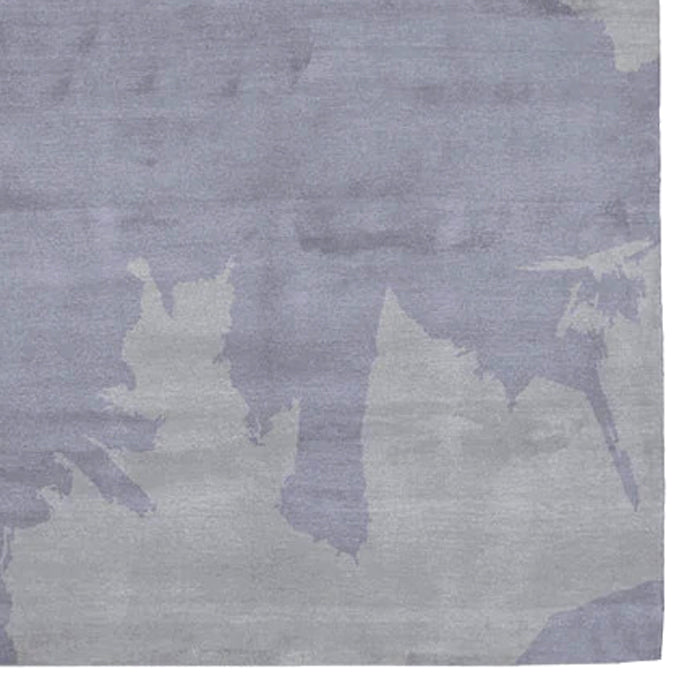 Caccia CS101 Rug by Second Studio, showing closeup view of caccia cs101 rug by second studio in ash and mid grey.