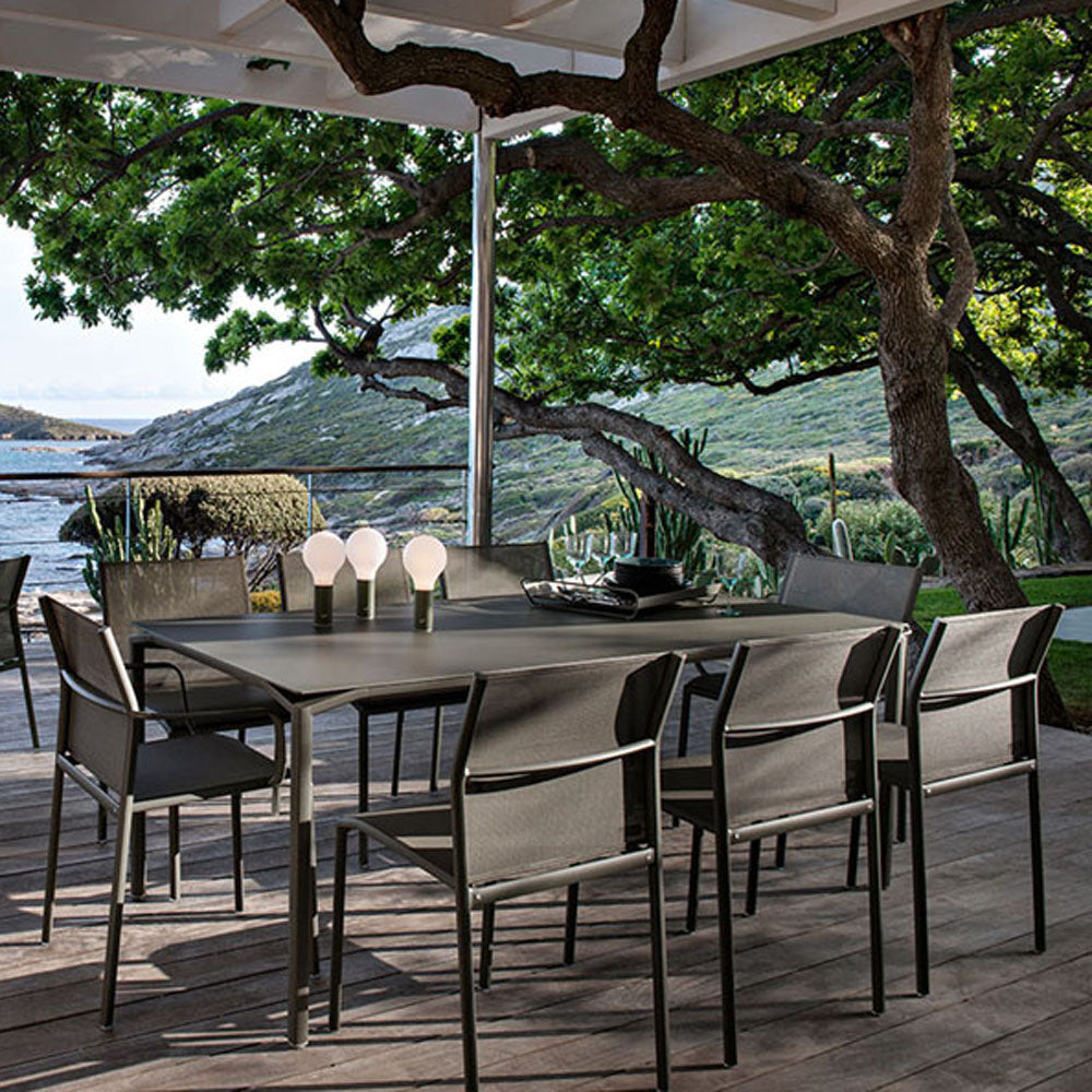 Cadiz Armchair (Set of 4) by Fermob, showing cadiz armchair (set of 4) in live shot.