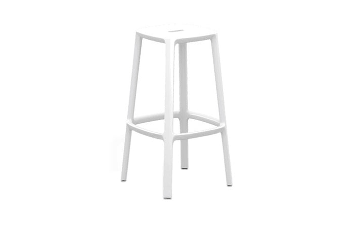 Cadrea Stool by Toou - White Base, No Upholstery.
