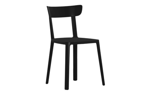 Cadrea Chair by Toou - No Upholstery, Black Base.