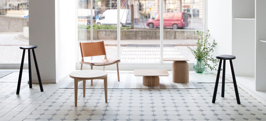 Cafe Classic RMJ Stool by Nikari, showing cafe classic rmj stools in live shot.