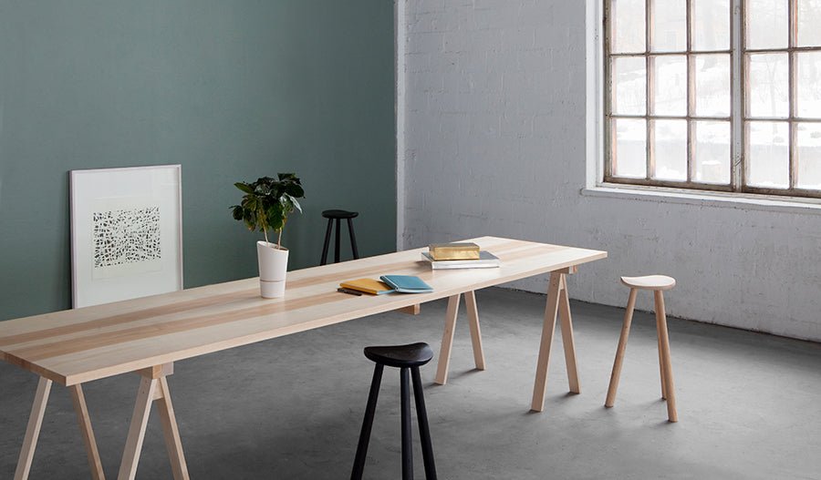 Cafe Classic RMJ Stool by Nikari, showing cafe classic rmj stools in live shot.