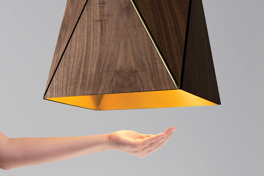 Calx Pendant by Cerno, showing calx pendant in live shot.