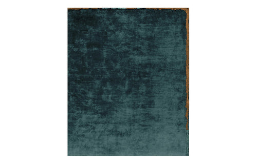 Cameleon CN91 Rug by Second Studio - Green & Rust.