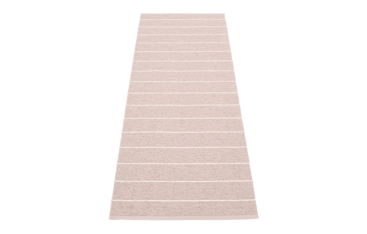 Carl Pale Rose Rug by Pappelina - 2.25' x 8.75'
