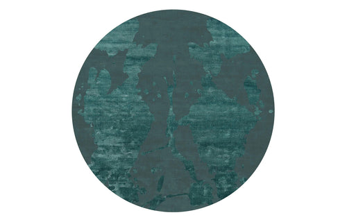 Cascina No 41 CO41 Rug by Second Studio - Round/Emerald Green.