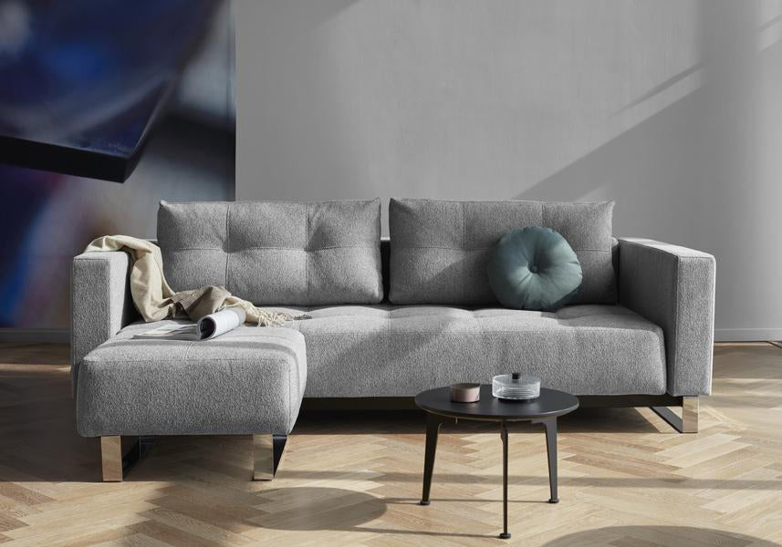 Cassius D.E.L. Sofa Bed by Innovation, showing cassius d.e.l sofa bed in live shot.