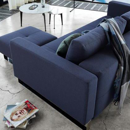 Cassius D.E.L. Sofa Bed by Innovation, showing cassius d.e.l sofa bed in live shot.
