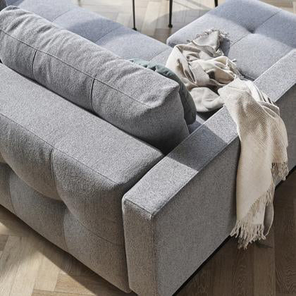 Cassius D.E.L. Sofa Bed by Innovation, showing cassius d.e.l sofa bed in live shot.