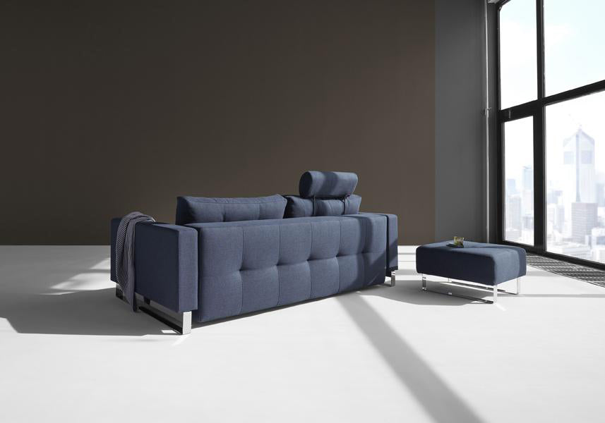 Cassius D.E.L. Sofa Bed by Innovation, showing cassius d.e.l sofa bed in live shot.