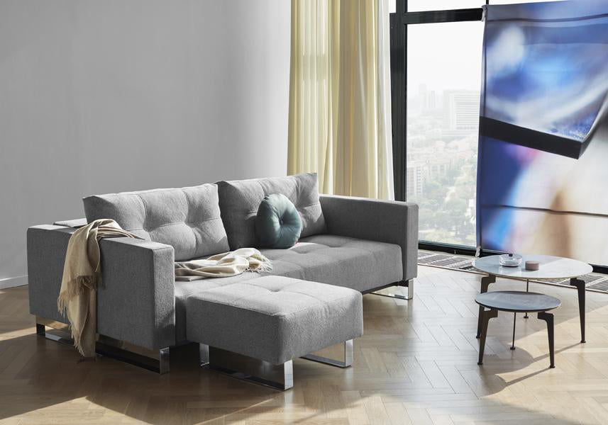 Cassius D.E.L. Sofa Bed by Innovation, showing cassius d.e.l sofa bed in live shot.