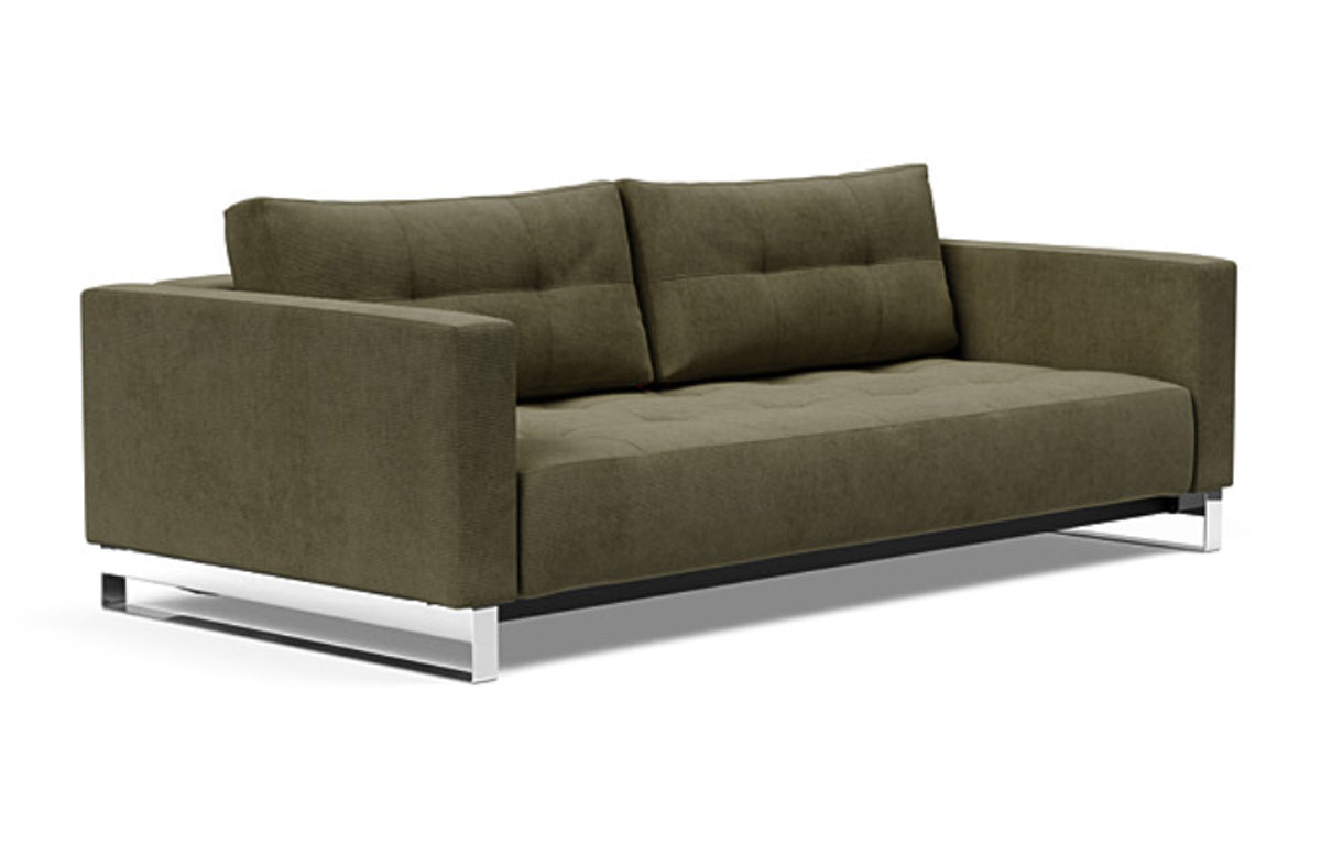 Cassius D.E.L. Sofa Bed by Innovation - 316 Cordufine Pine Green.