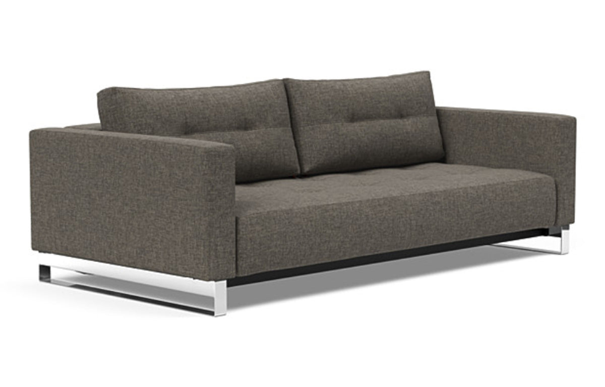 Cassius D.E.L. Sofa Bed by Innovation - 216 Flashtex Dark Grey.