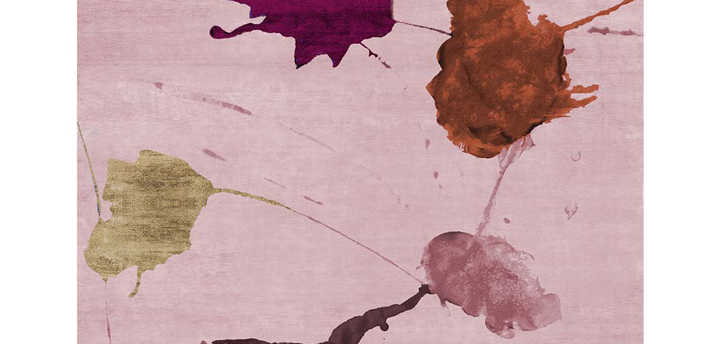 Castelli Nivole No 107 CO107 Rug by Second Studio, showing closeup view of castelli nivole no 107 co107 rug by second studio in multi colors.