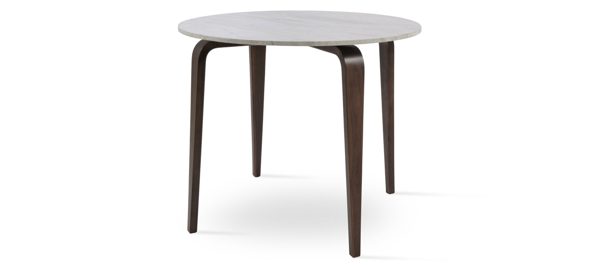 Chanelle Dining Table by SohoConcept, showing front view of dining table.
