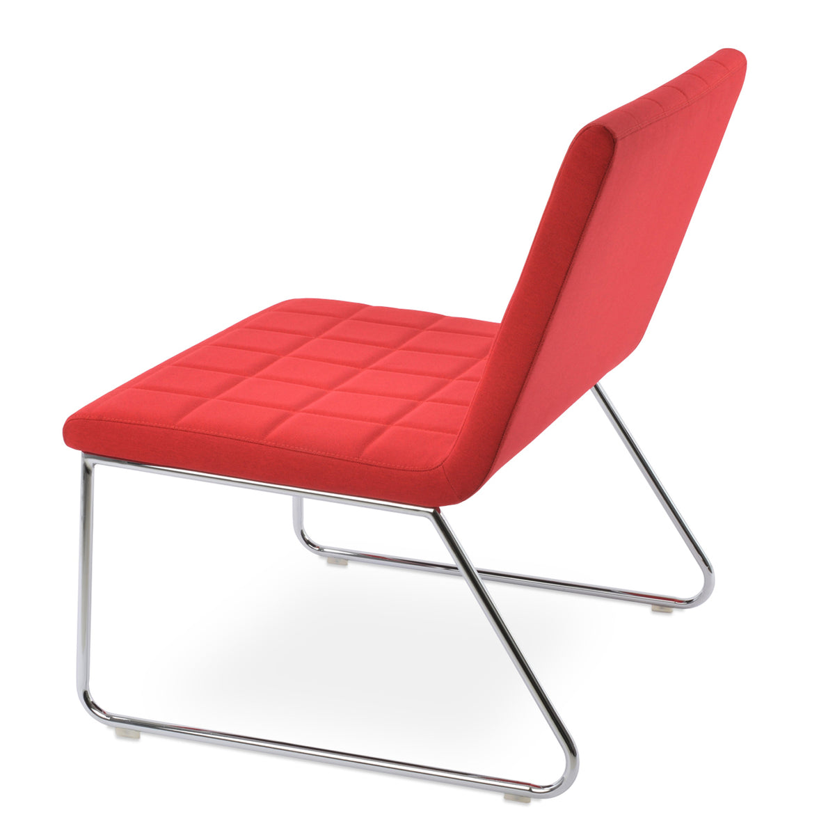 Chelsea Slide Chair by SohoConcept, showing back angle view of slide chair.