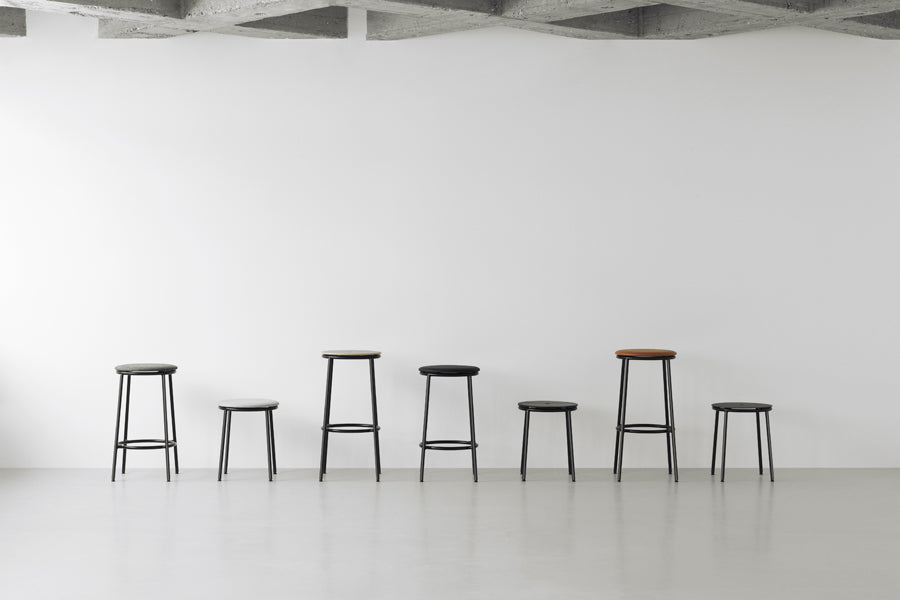 Circa Barstool by Normann Copenhagen, showing circa barstools in live shot.