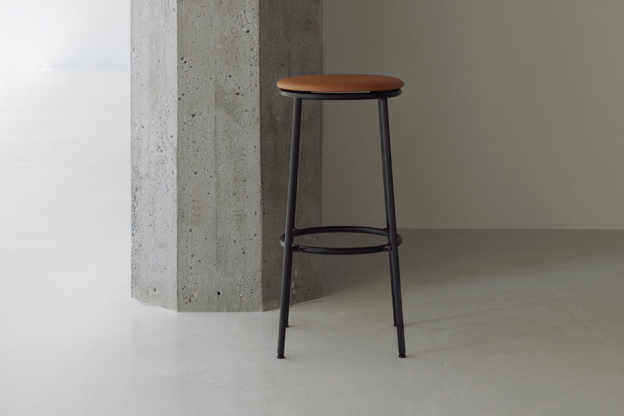 Circa Barstool by Normann Copenhagen, showing circa barstool in live shot.