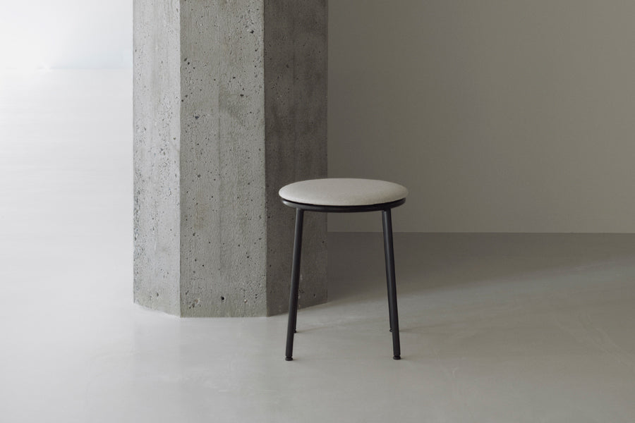 Circa Stool by Normann Copenhagen, showing circa stool in live shot.