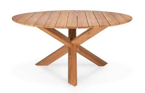 Circle Teak Outdoor Dining Table by Ethnicraft - 54