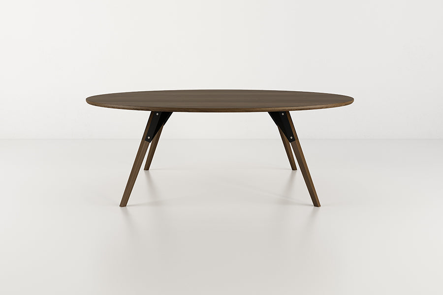Clarke Coffee Table by Tronk Design, showing clarke coffee table in live shot.