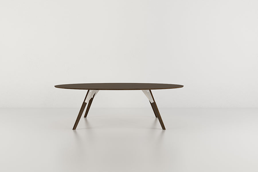 Clarke Coffee Table by Tronk Design, showing clarke coffee table in live shot.