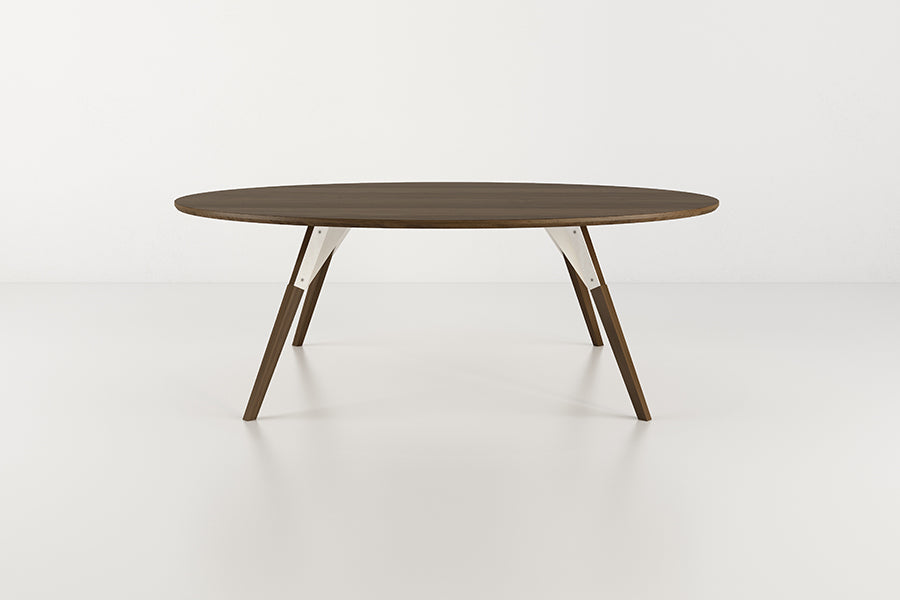 Clarke Coffee Table by Tronk Design, showing clarke coffee table in live shot.