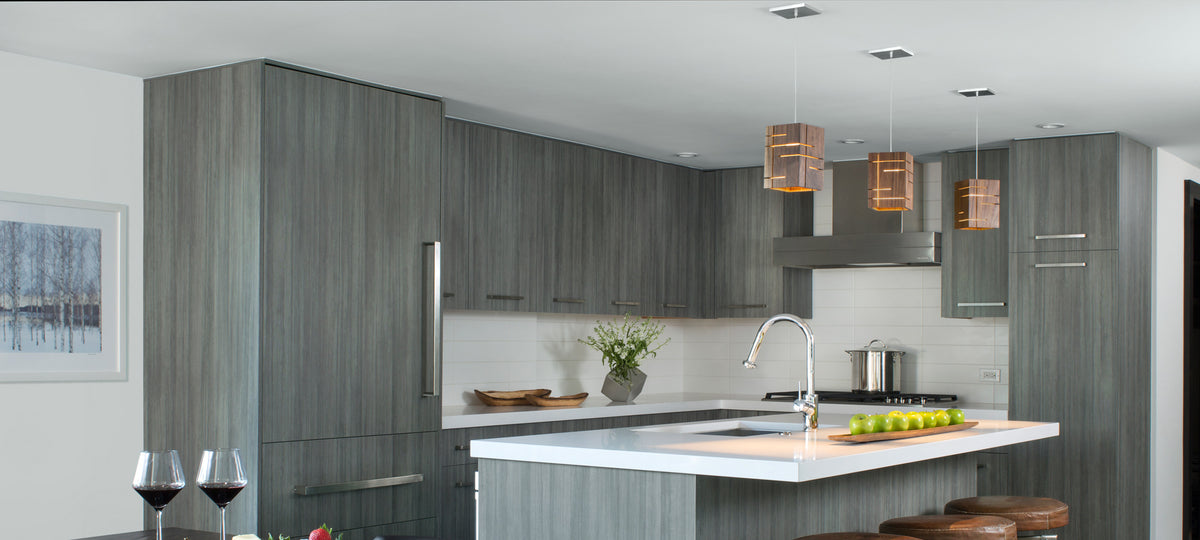 Claudo LED Accent Pendant by Cerno, showing claudo led accent pendants in live shot.
