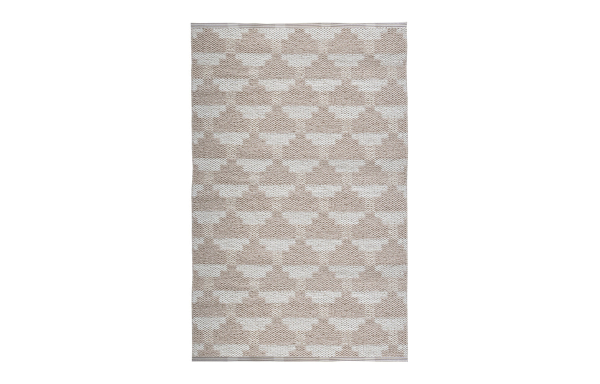 Confect Woven Plastic Rug by Brita - Vanilla Confect Woven Rug.