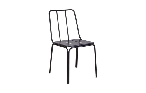 Conti Chair by Kollektiff - RAL 9005 Jet Black.