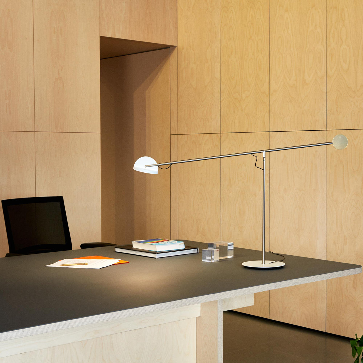 Copernica Lamp by Marset, showing copernica lamp in live shot.